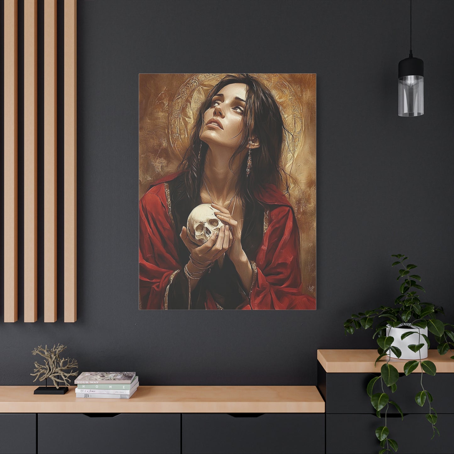 St. Mary Magdalene Catholic Canvas Wall Art, Christian Decor