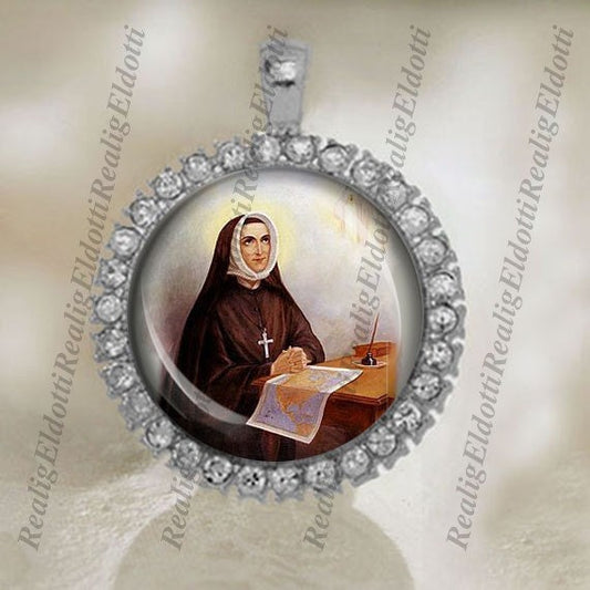 St. Rose Philippine Duchesne French Religious Sister Catholic Silver Tone Medal