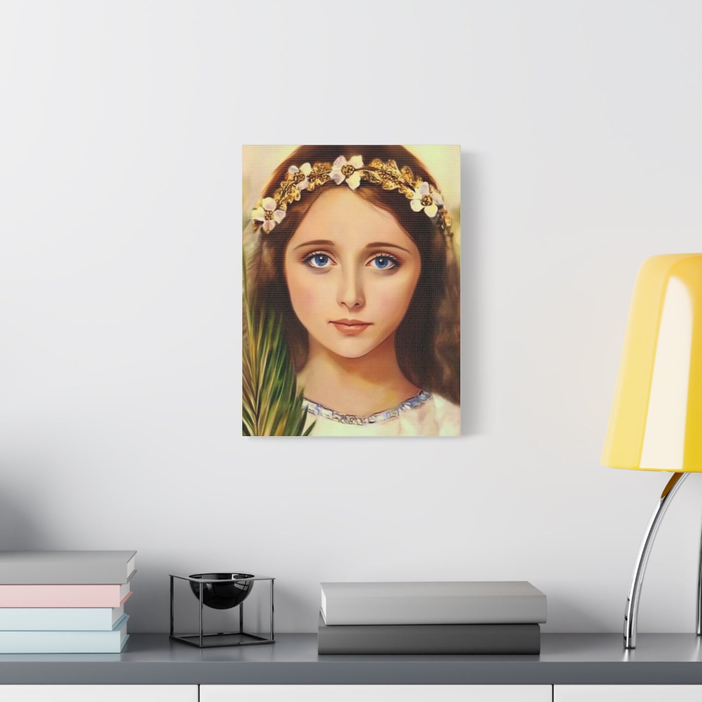 Ready To Hang - St. Philomena Catholic Canvas Wall Art, Christian Decor