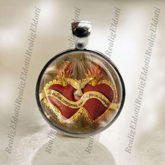 Sacred Heart of Jesus - Catholic Medal Pendant Religious Christian Jewelry