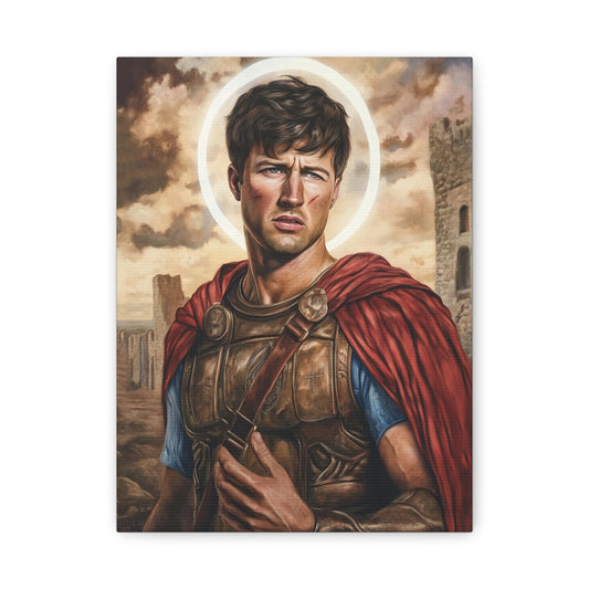 St. Expedite Catholic Canvas Wall Art, Christian Decor