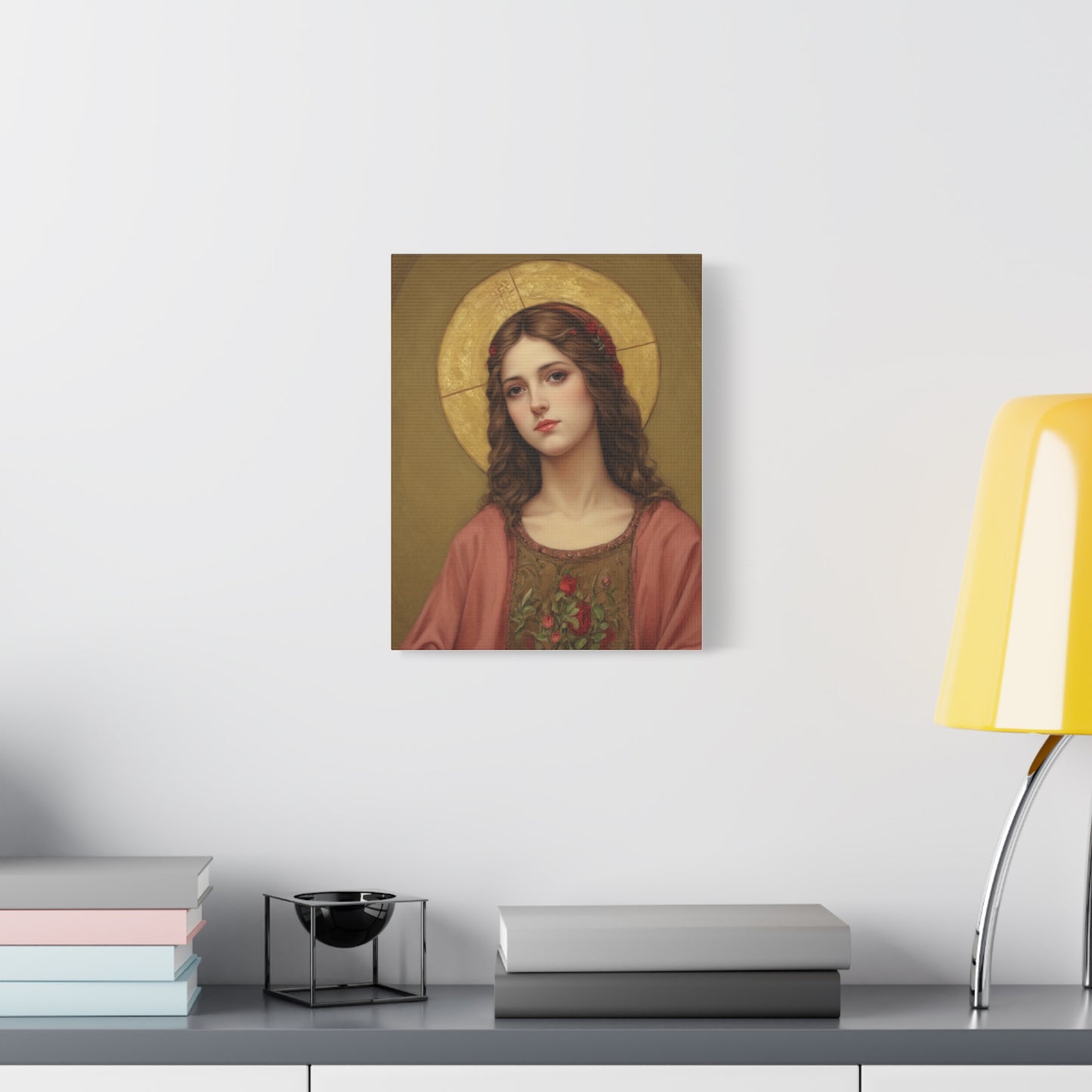St. Eulalia of Merida Catholic Canvas Wall Art, Christian Decor