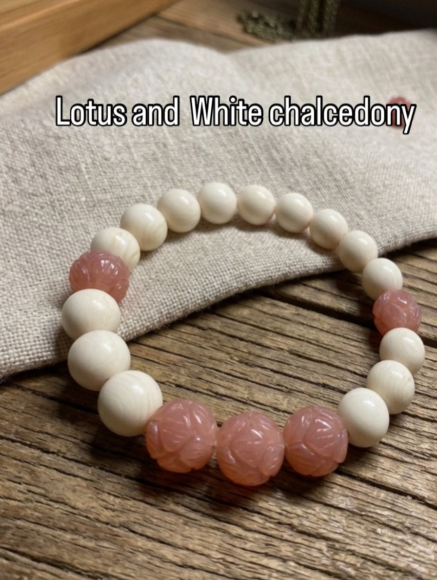 Rose Lotus: A Soft and Feminine Touch of Ivory and Floral Elegance