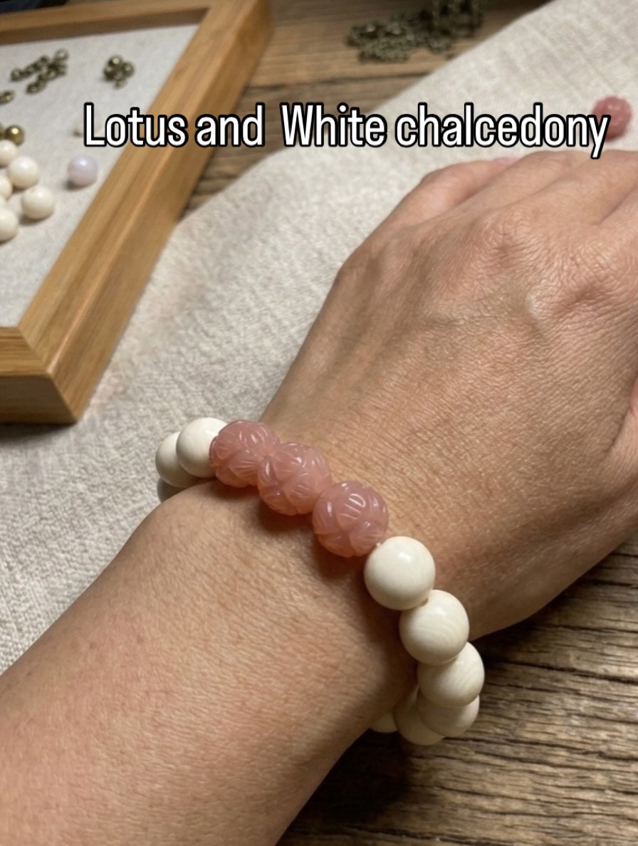 Rose Lotus: A Soft and Feminine Touch of Ivory and Floral Elegance