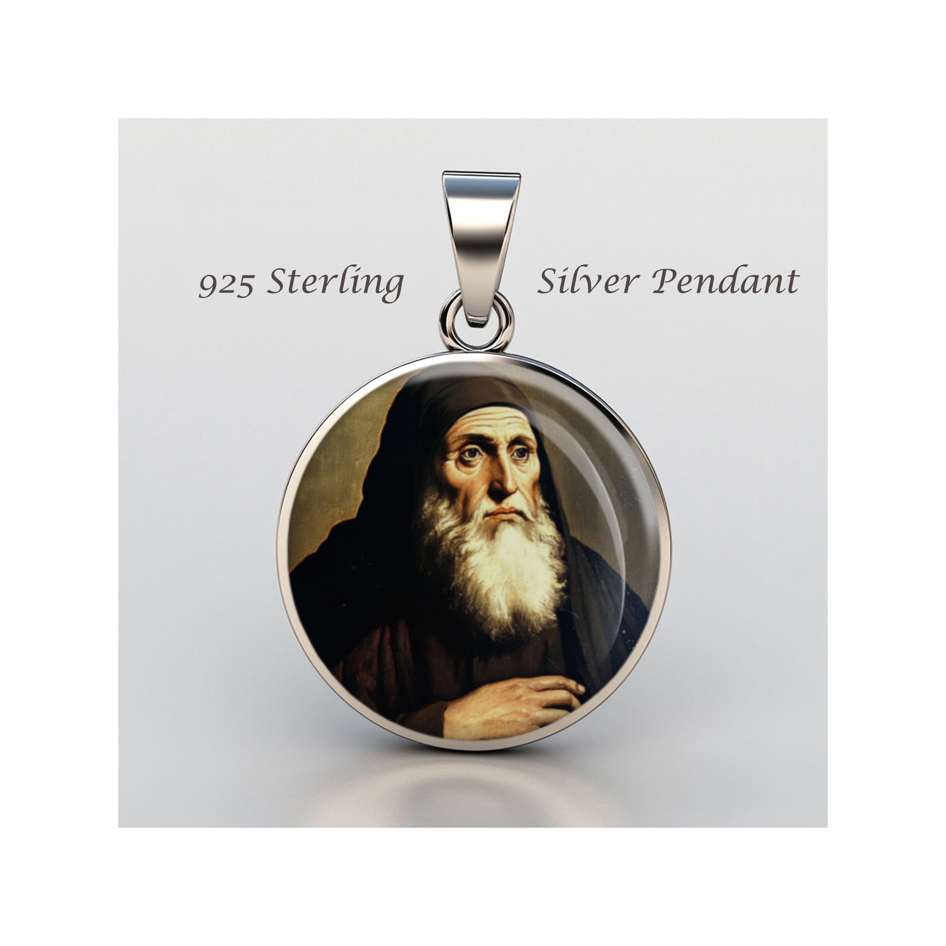 Saint Raymond Lull Blessed Catholic sterling silver 925 Christian Medal Patron image 0