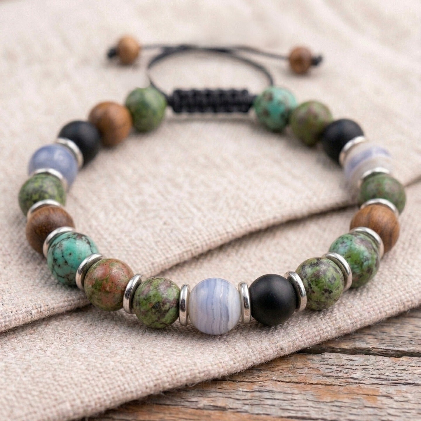 Earth Harmony: A Natural Balance of Stone, Wood, and Spirit