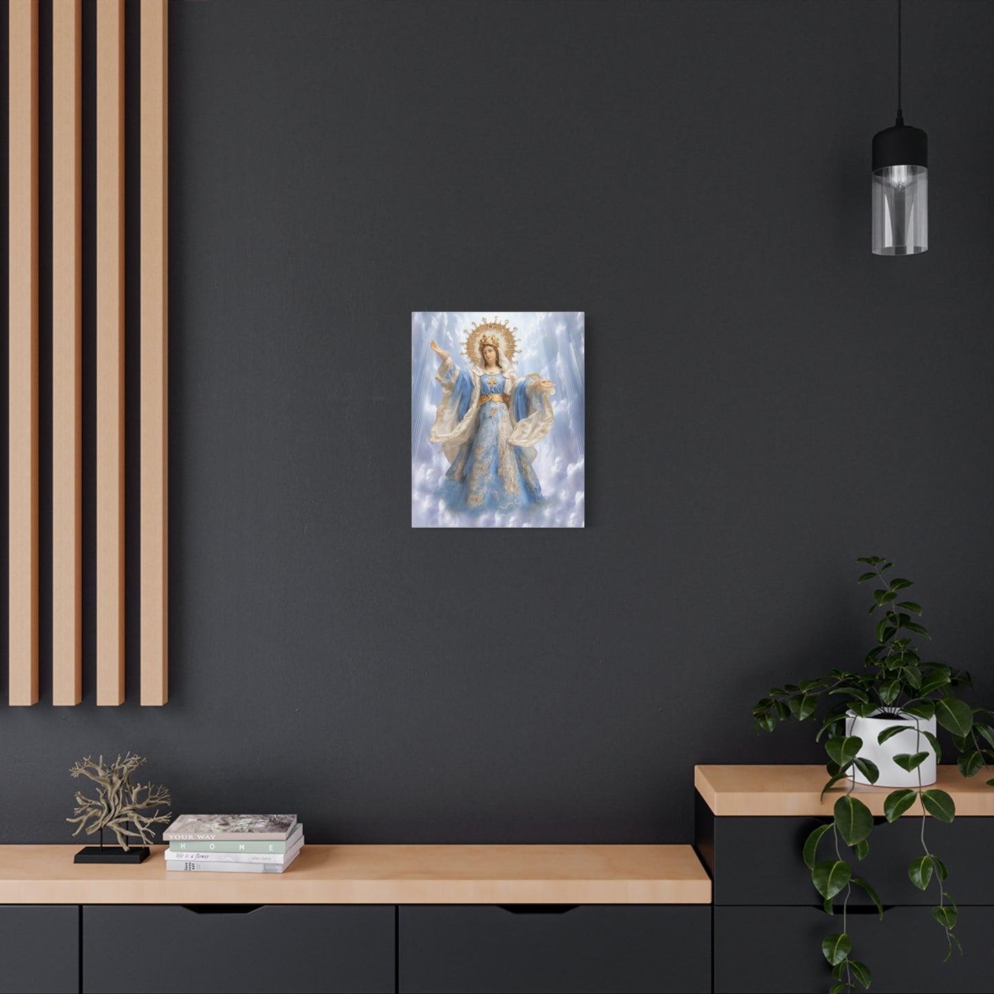 Our Lady of Assumption Bulakan Canvas Print, Catholic Decor Wall, Gift Religious Christian