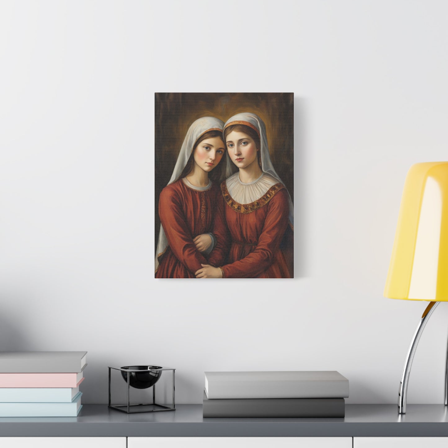 Ready to Hang - Sts. Perpetua and Felicity Catholic Canvas Wall Art, Christian Decor
