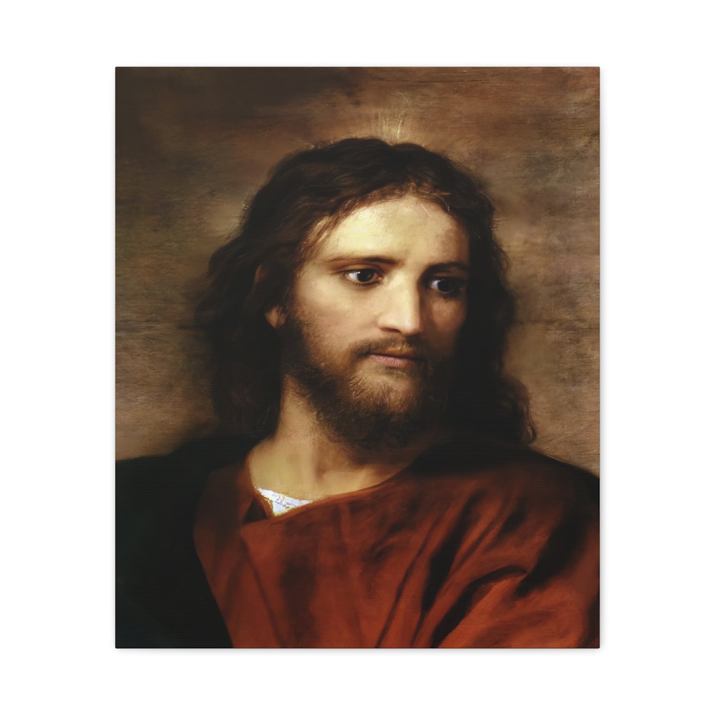 Ready to Hang - Christ at Thirty Three - Hofmann - Catholic Canvas Wall Art, Christian Decor