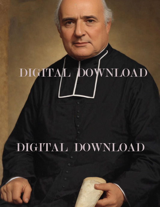 Abbe Father Dominique Peyramale Religious Catholic Art Digital Image image 0