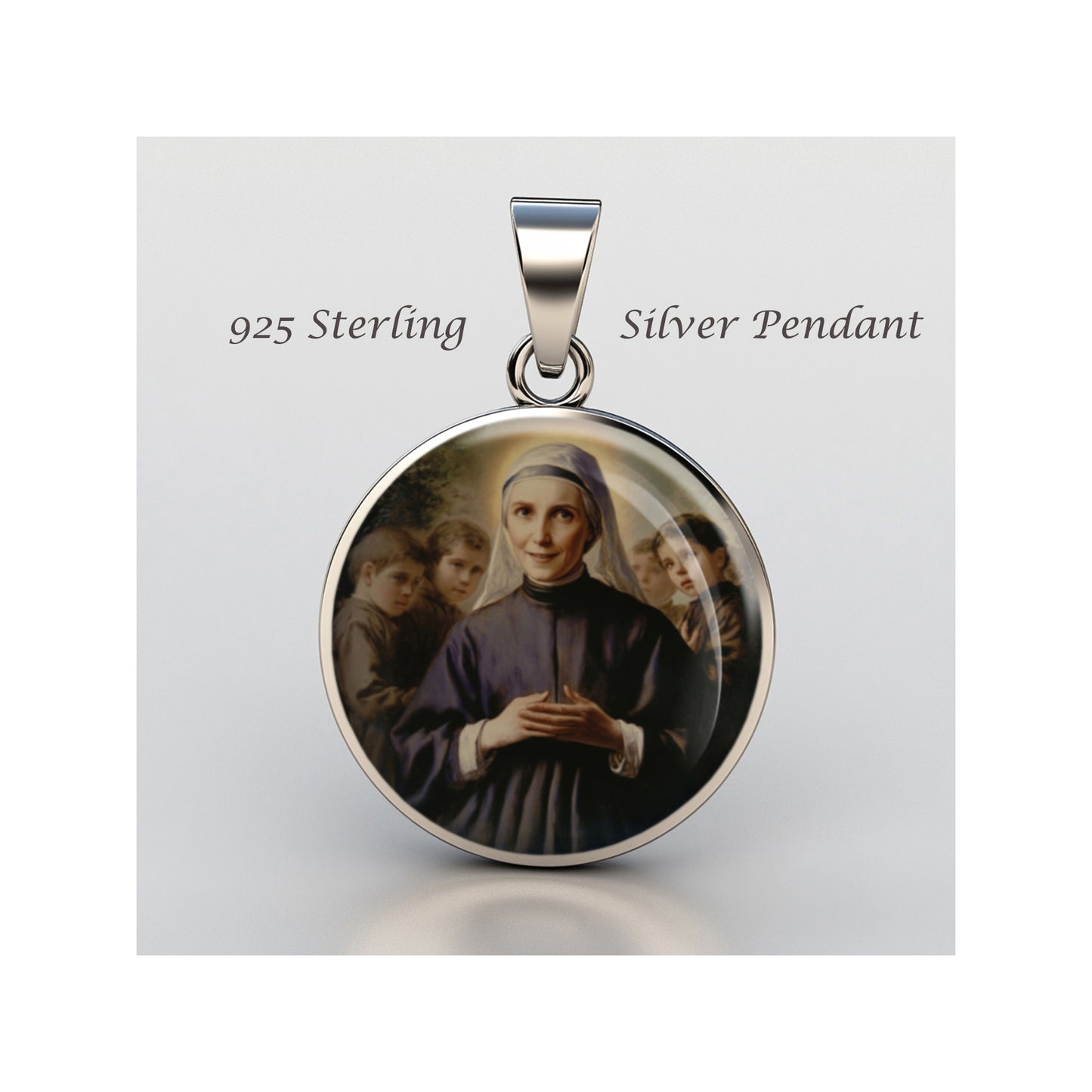 Saint Maria Ursula Of Jesus Julia Maria Ledochowska sterling silver 925  Medal image 0