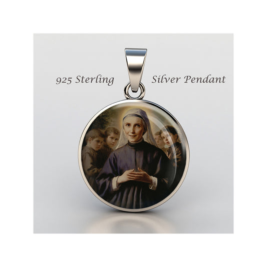 Saint Maria Ursula Of Jesus Julia Maria Ledochowska sterling silver 925  Medal image 0