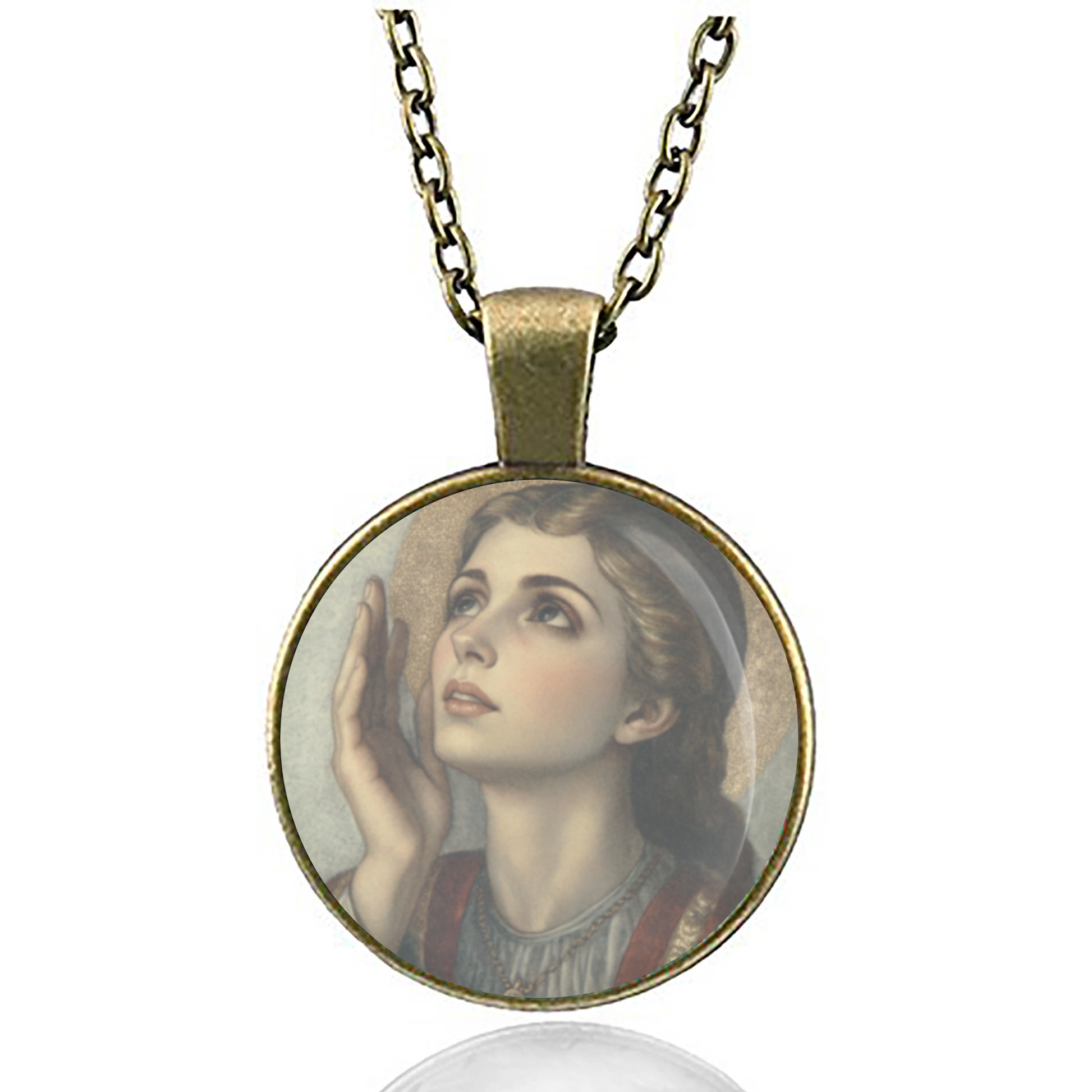 Alexandrina Maria Da Costa Blessed Necklace Catholic Pendant Medal image 4