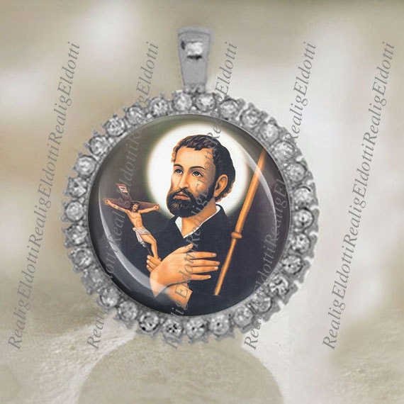 St Francis Xavier Catholic Patron Saint Medal Pendant Charm Cabochon