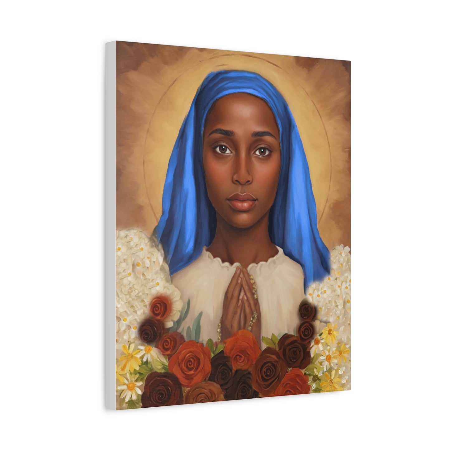 Our Lady of Kibeho Catholic Canvas Wall Art, Christian Decor