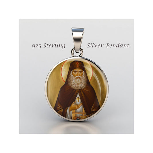 Saint Elias Of Makeevka Religious Devotional sterling silver 925 Christian Medal Patron