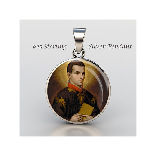 Saint Claude De La Colombiere Catholic sterling silver 925 Christian Medal image 0