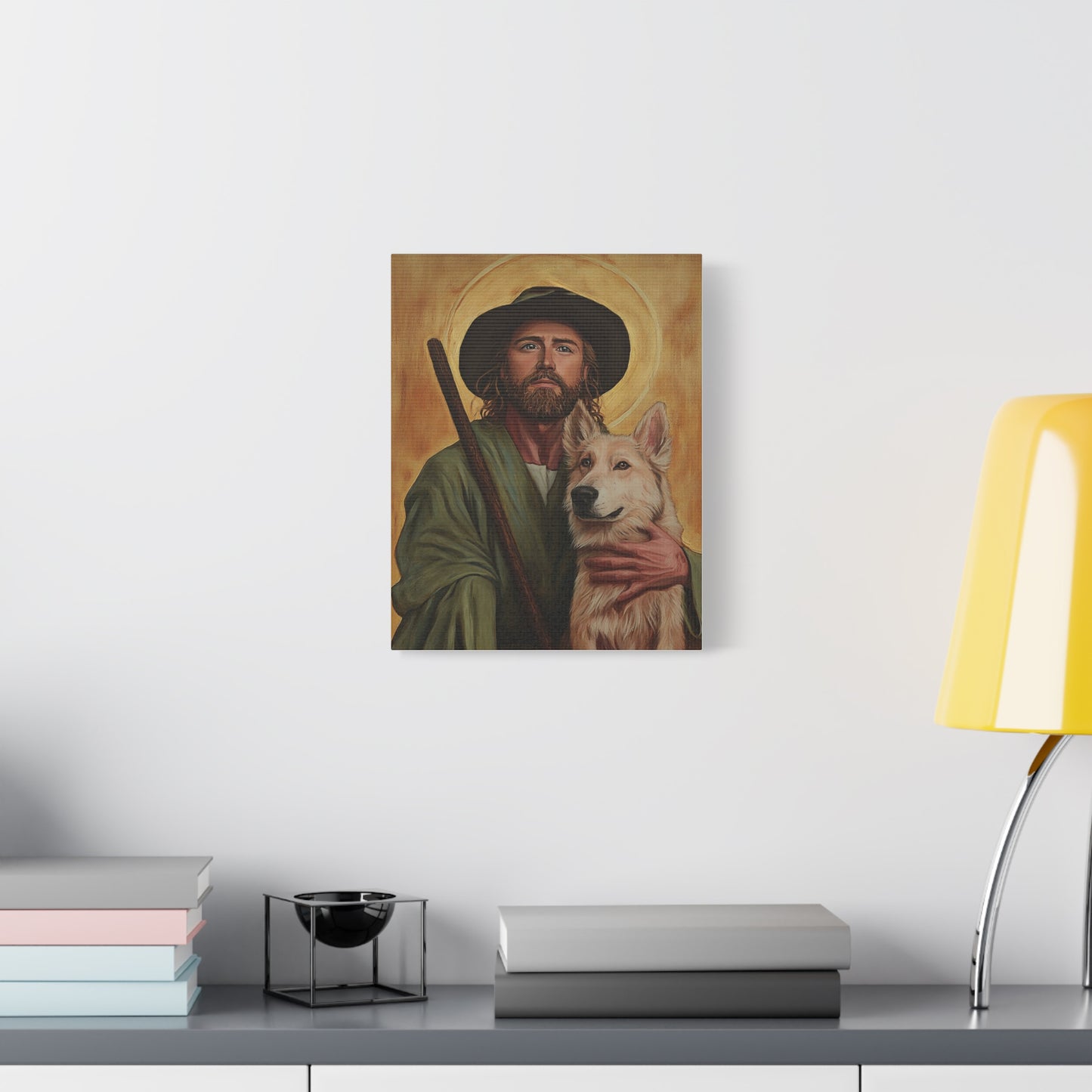Ready To Hang - St. Roch Catholic Canvas Wall Art, Christian Decor