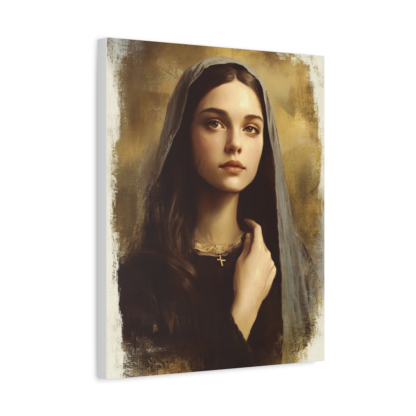 St. Clelia Barbieri Catholic Canvas Wall Art, Christian Decor