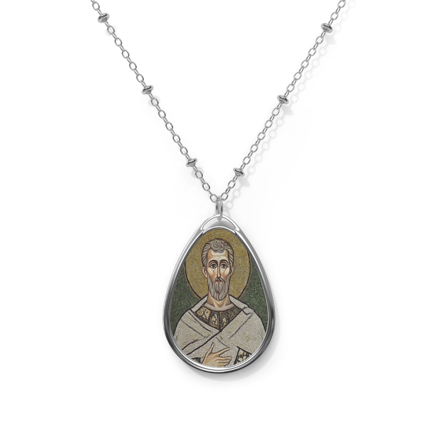 Apollinaris of Ravenna Catholic Necklace Drop Pendant