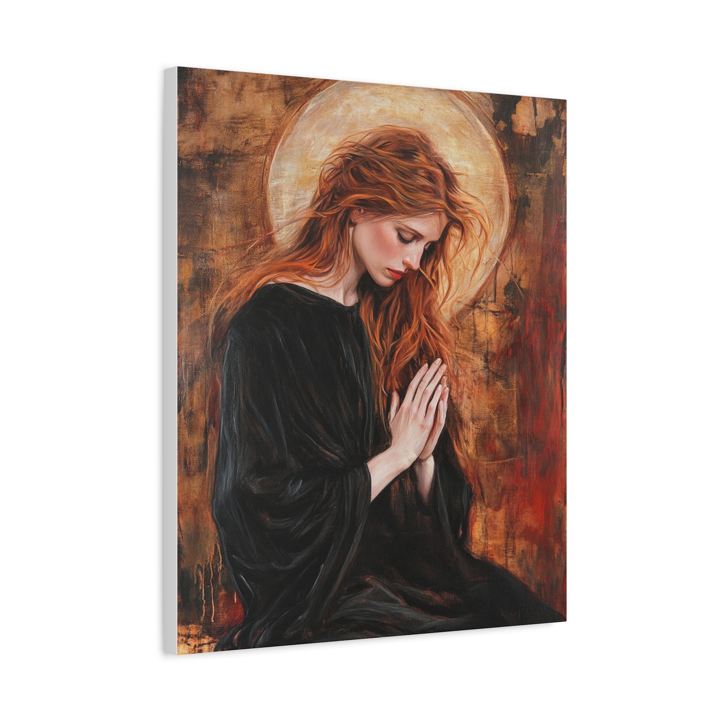 St. Mary Magdalene Catholic Canvas Wall Art, Christian Decor