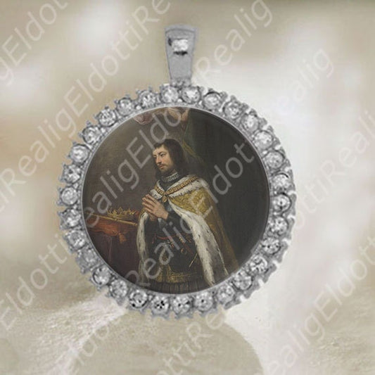 St. Ferdinand III of Castile Catholic King and Warrior Saint Religious Medal
