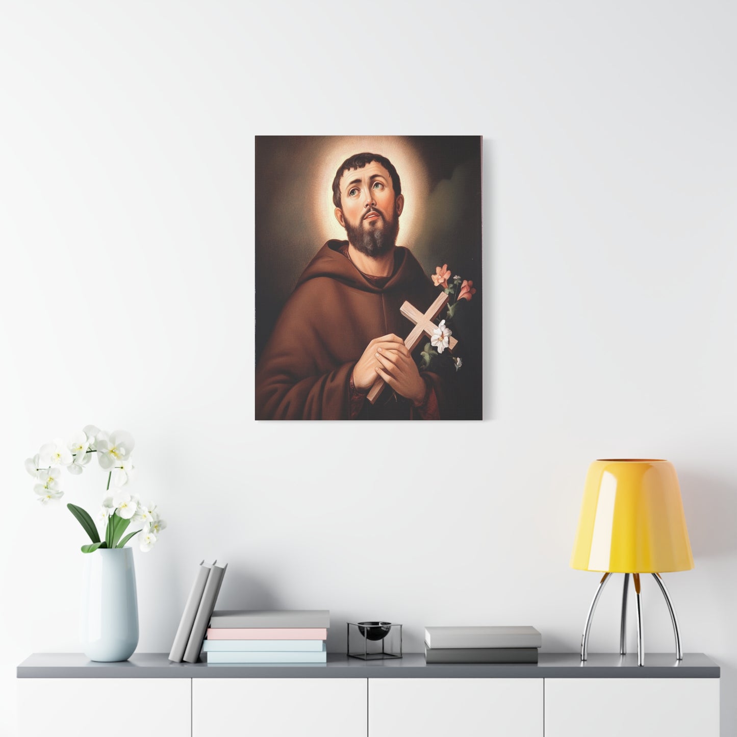 St. Fidelis of Sigmaringen Catholic Canvas Wall Art, Christian Decor