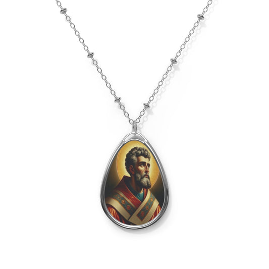 St. Andrew of Crete Catholic Necklace Drop Pendant