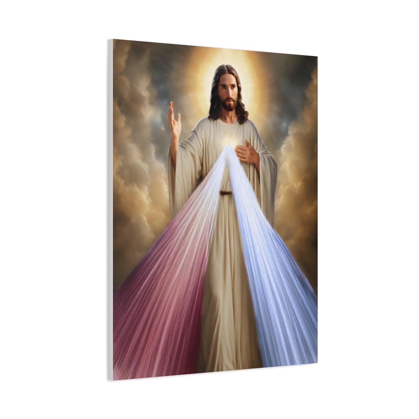 Jesus Divine Mercy Catholic Canvas Wall Art, Christian Decor