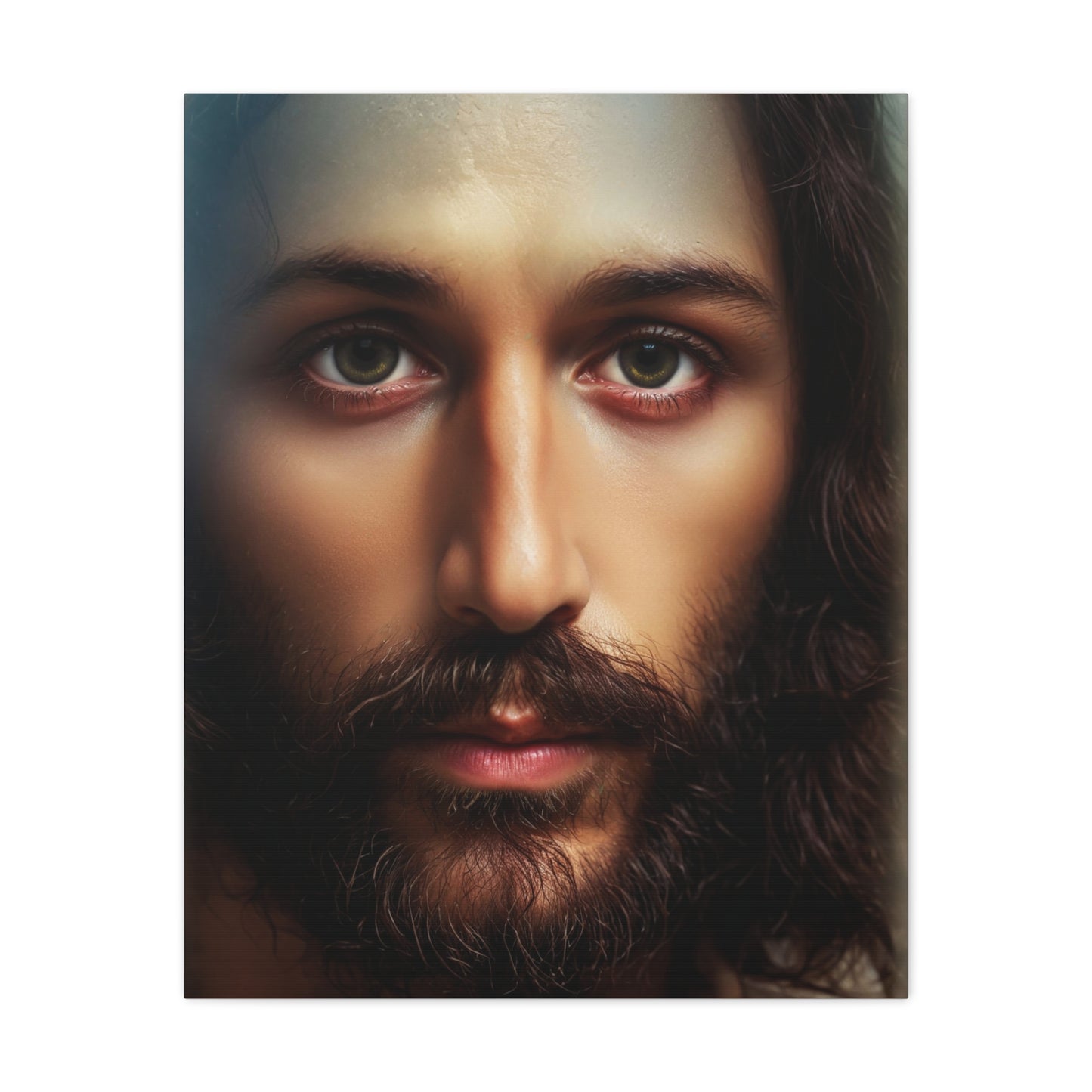 Jesus Christ Holy Face Catholic Canvas Wall Art, Christian Decor
