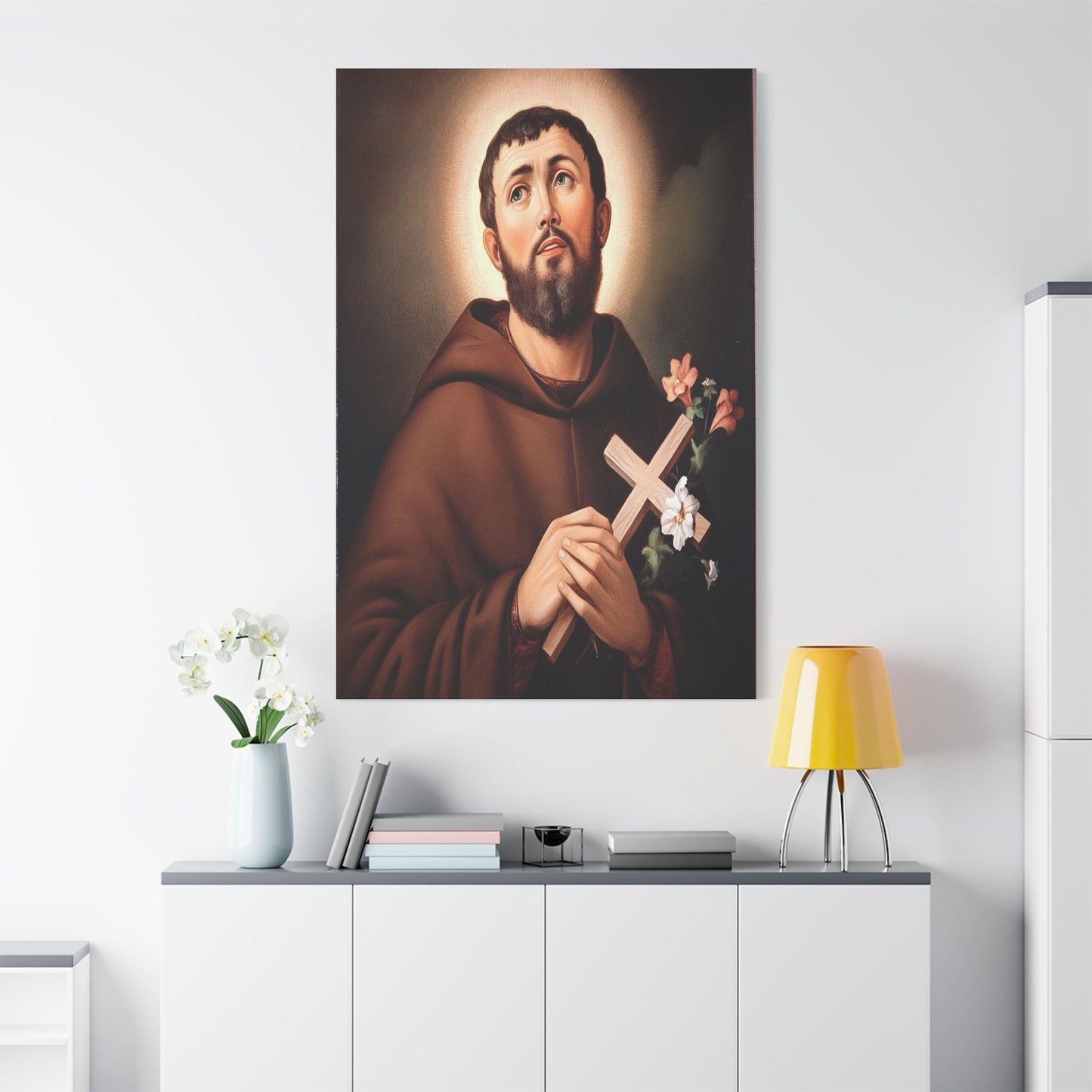 St. Fidelis of Sigmaringen Catholic Canvas Wall Art, Christian Decor