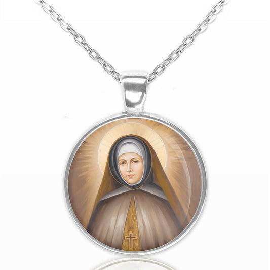 St. EMILY de Rodat Necklace Religious Pendant Medal