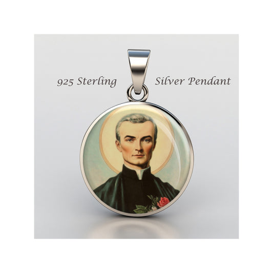 Saint Peter Julian Eymard Catholic sterling silver 925 Christian Medal Patron image 0