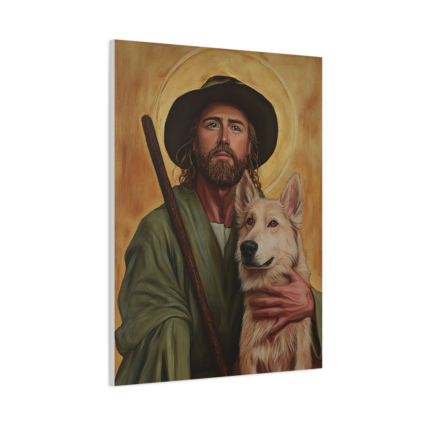 Ready To Hang - St. Roch Catholic Canvas Wall Art, Christian Decor