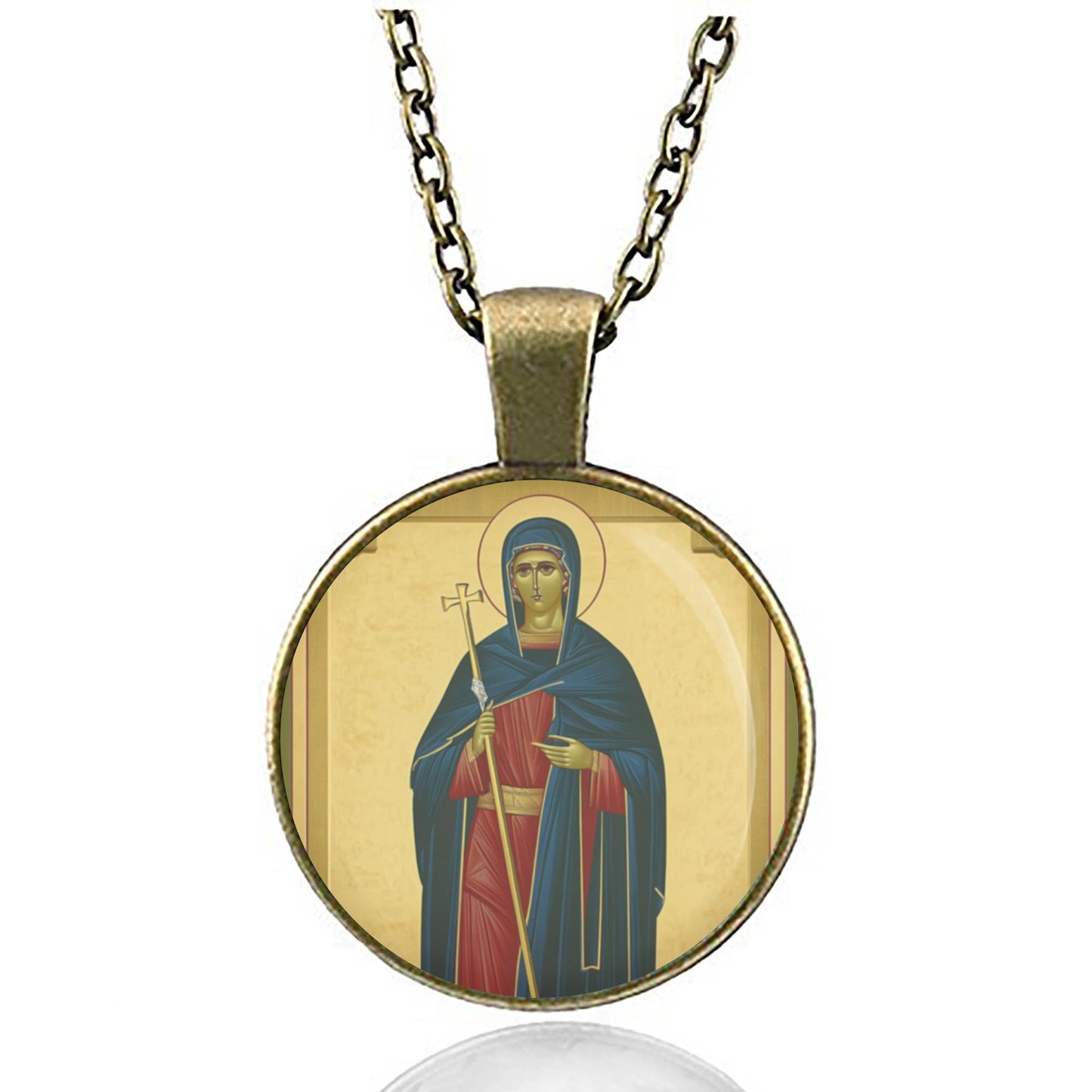 St. Natalia of Nicomedia Necklace - Handmade Christian Jewelry