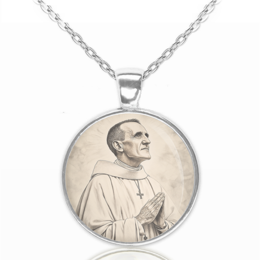 Blessed Roger Dickenson Necklace Catholic Pendant Medal image 0