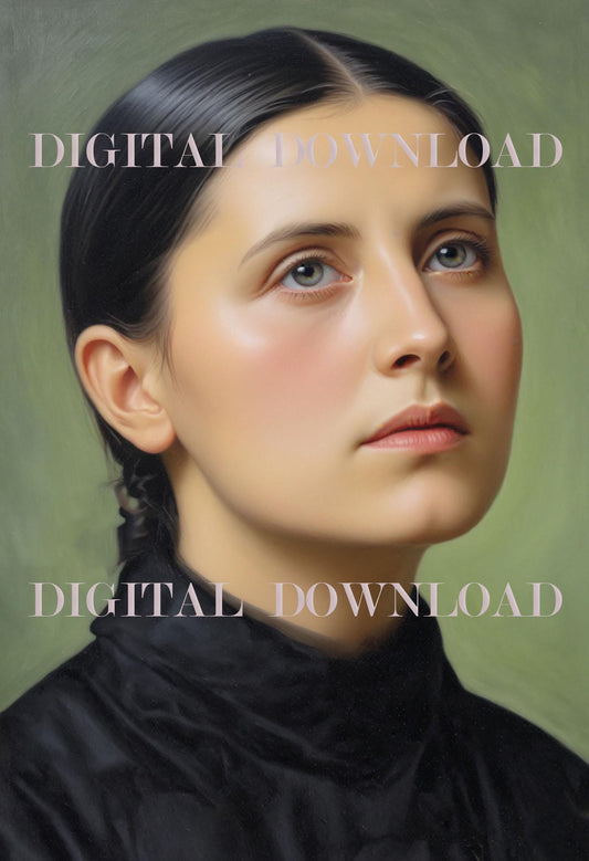 Saint Gemma Galgani Religious Catholic Art Digital Image Print image 0