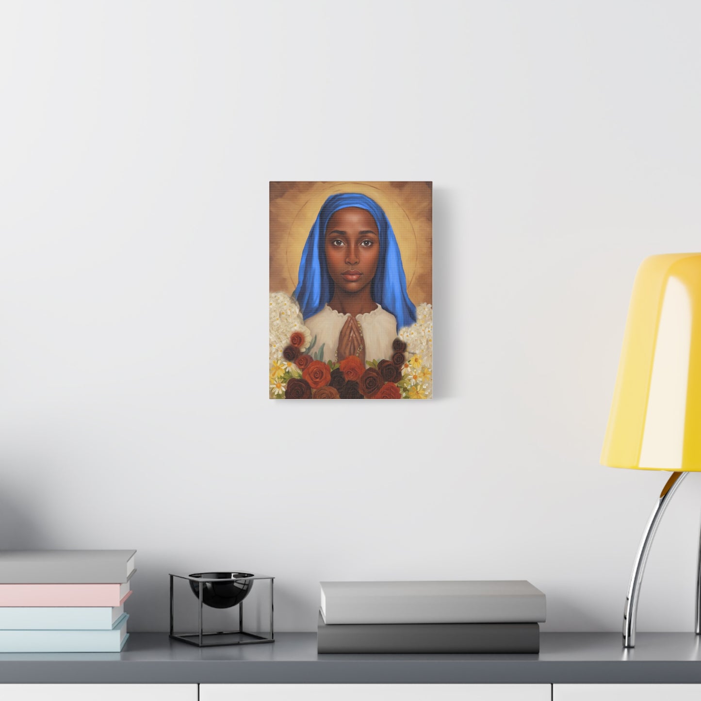 Our Lady of Kibeho Catholic Canvas Wall Art, Christian Decor