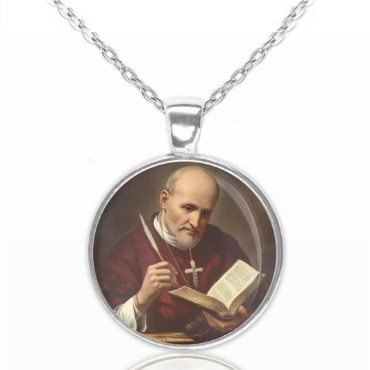 St. Alphonsus Marie Liguori Necklace – Elegant Religious Pendant for Sale