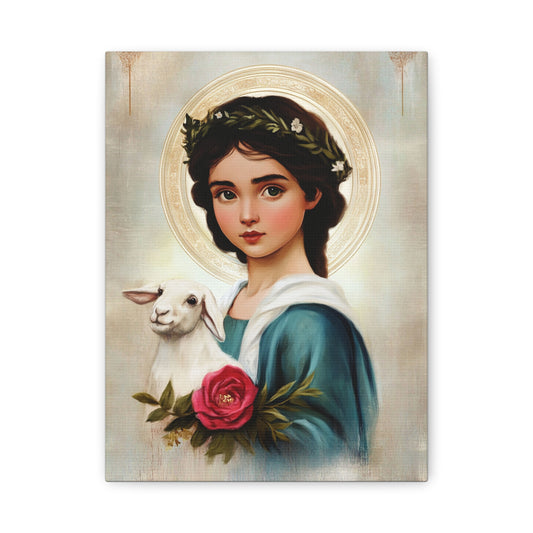 AgnesCanvas Wall Art, Christian Decor