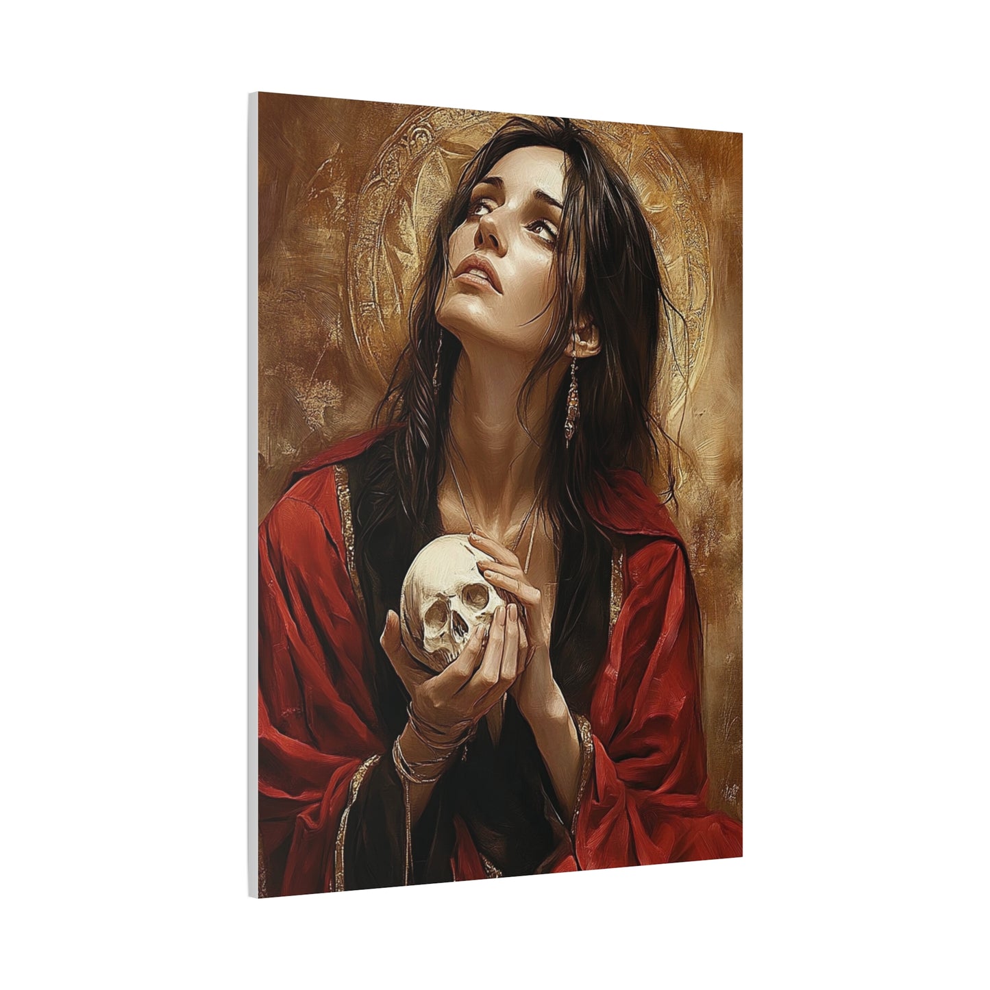 St. Mary Magdalene Catholic Canvas Wall Art, Christian Decor