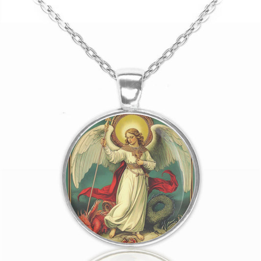 St. Michael the Archangel - Religious Medal Necklace Pendant