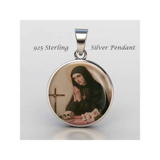 Saint Mariana Of Quito Catholic sterling silver 925 Christian Medal Patron image 0