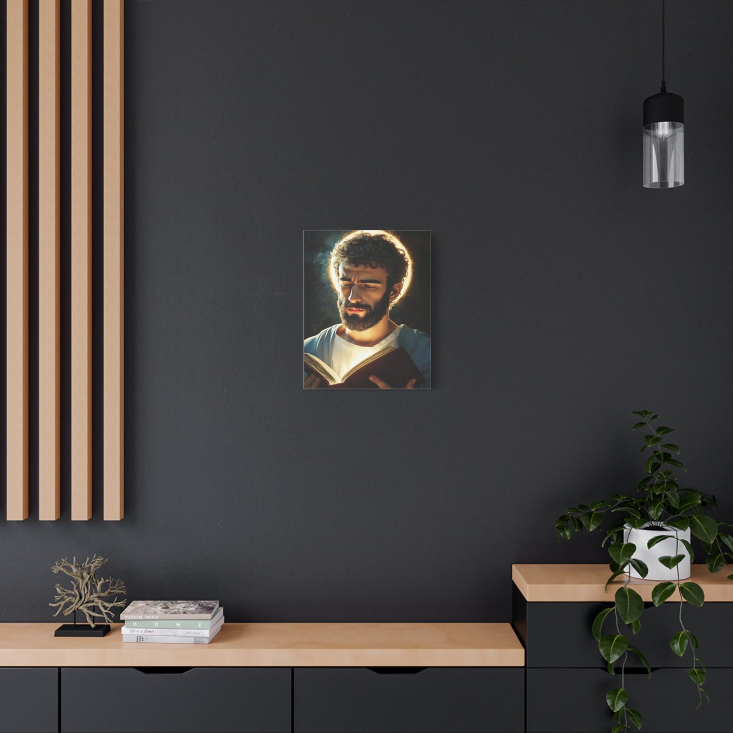 St. Barnabas Canvas Print, Catholic Decor Wall, Gift Religious Christian