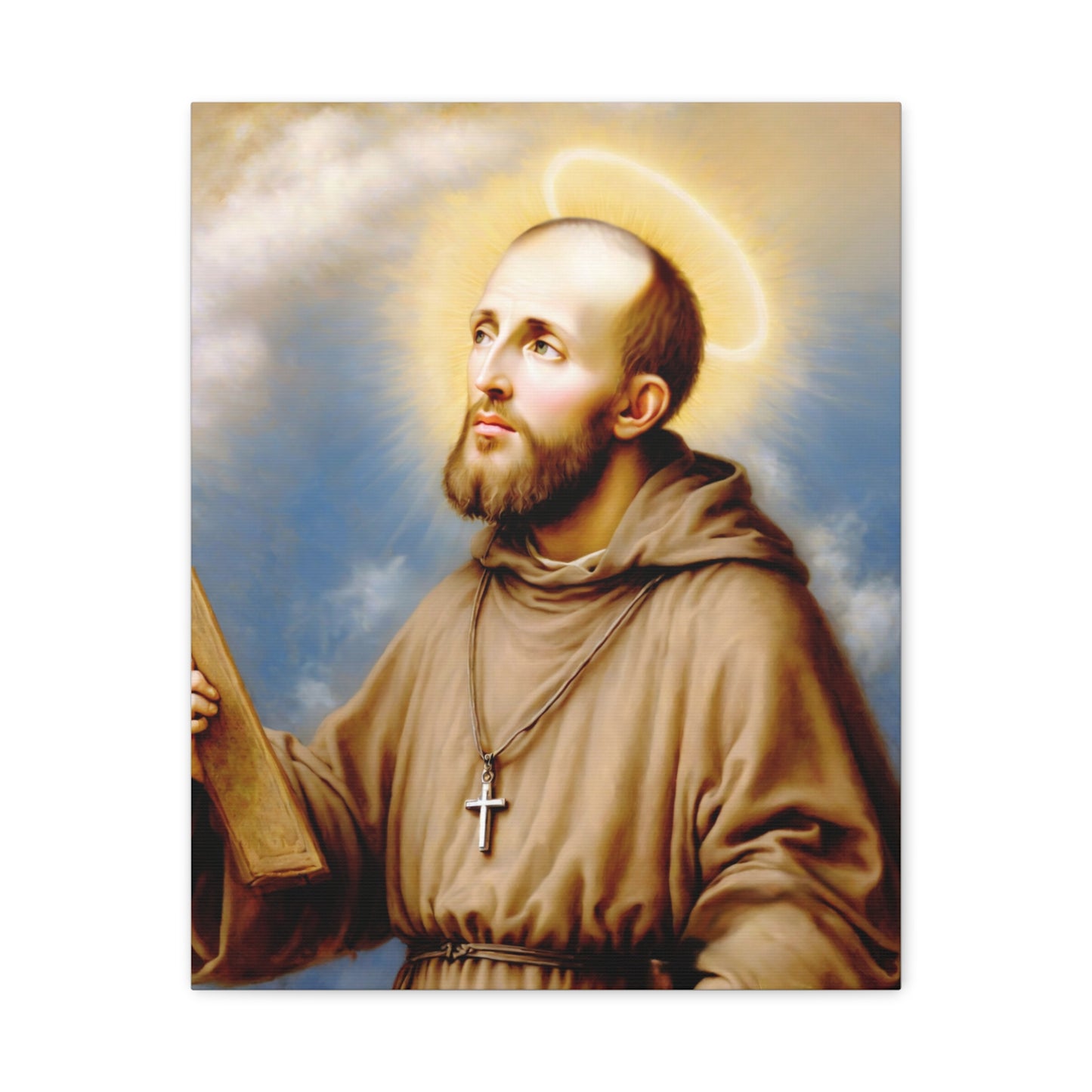 St. Francis de Sales Catholic Canvas Wall Art, Christian Decor