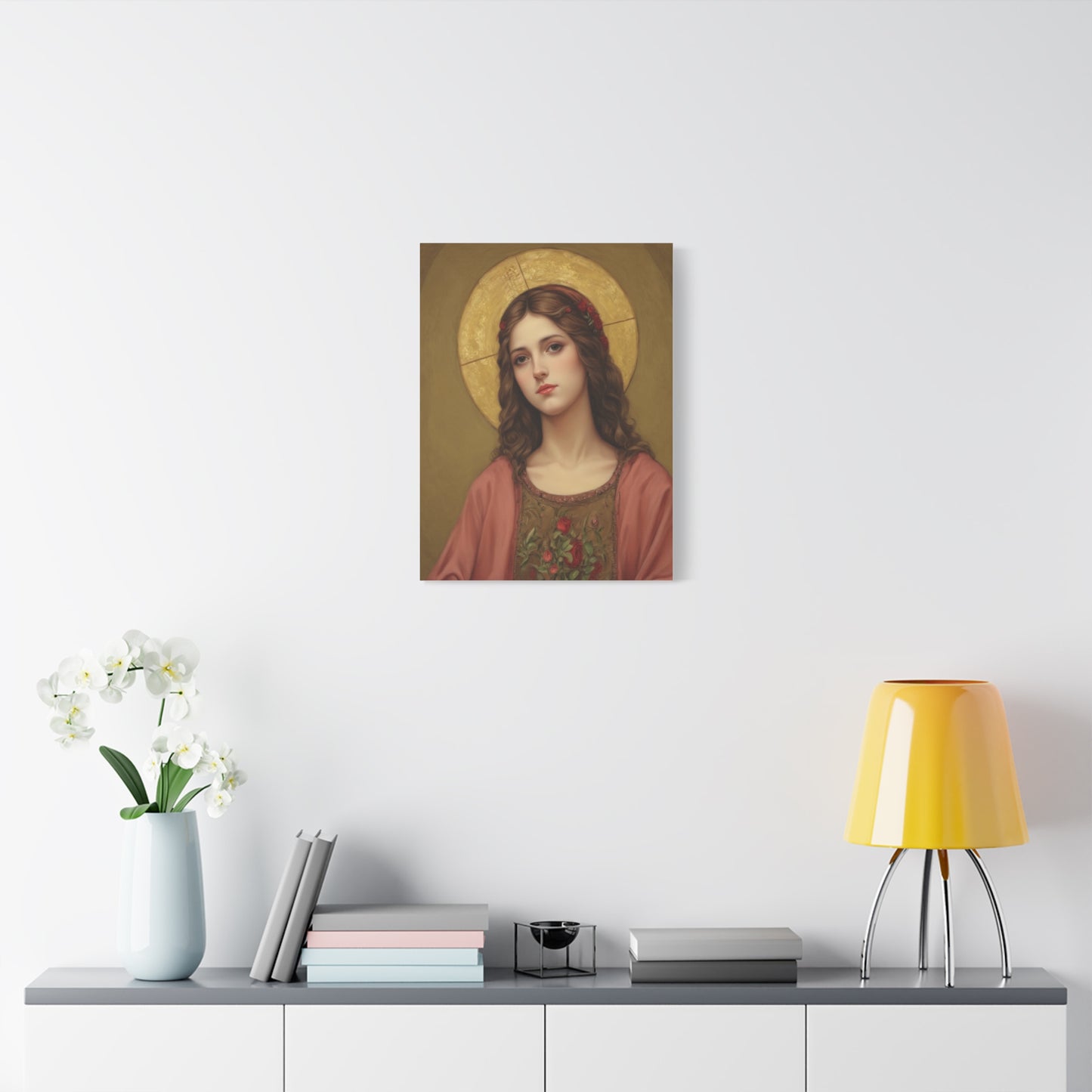 St. Eulalia of Merida Catholic Canvas Wall Art, Christian Decor