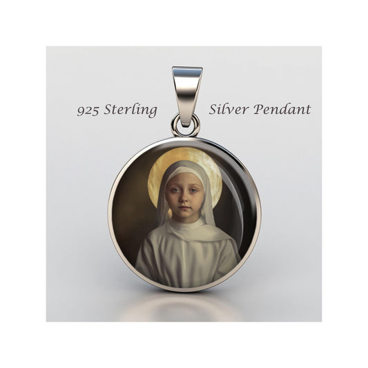Saint Imelda Lambertini Blessed Religious Devotional sterling silver 925 Christian Medal