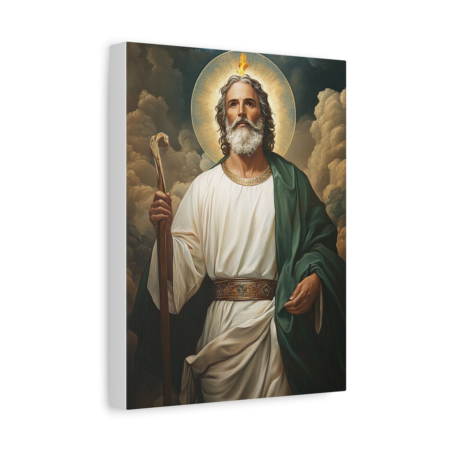 St. Jude Thaddeus Catholic Canvas Wall Art, Christian Decor