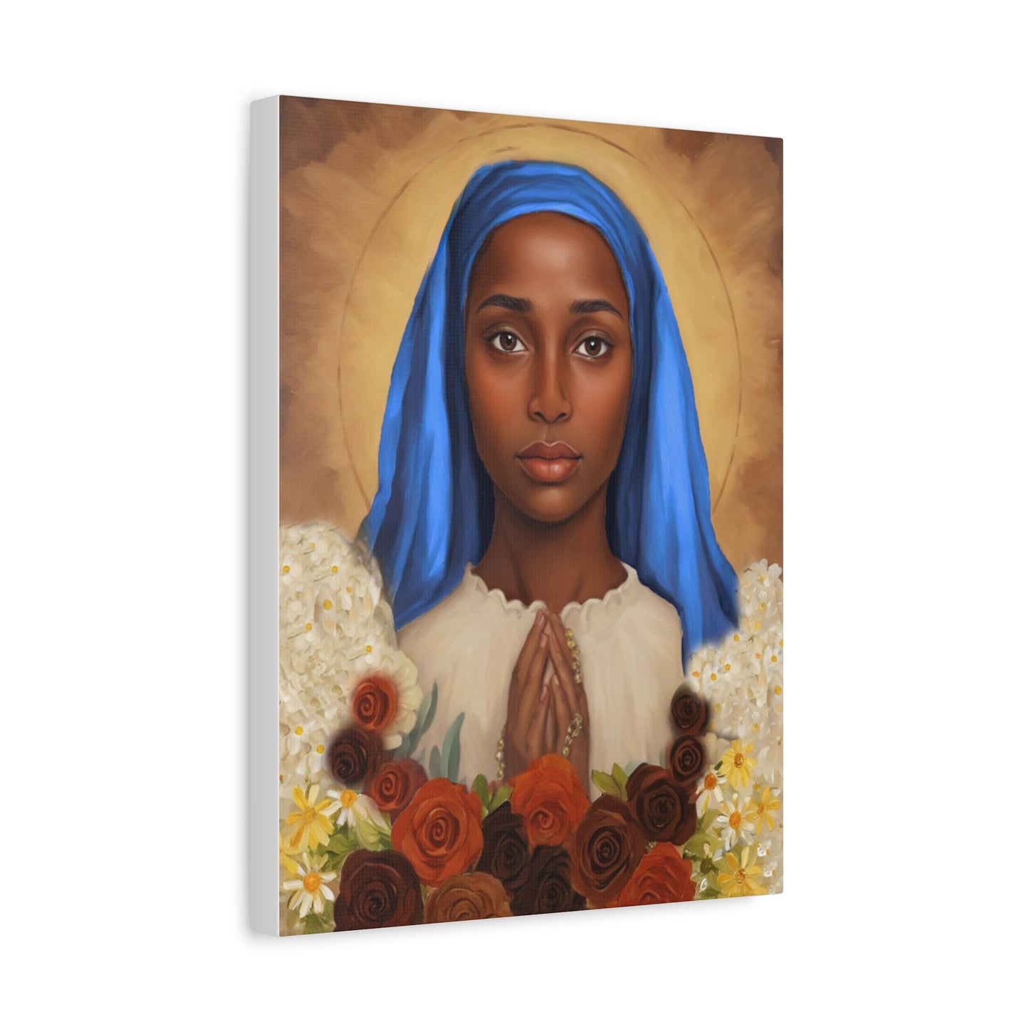 Our Lady of Kibeho Catholic Canvas Wall Art, Christian Decor