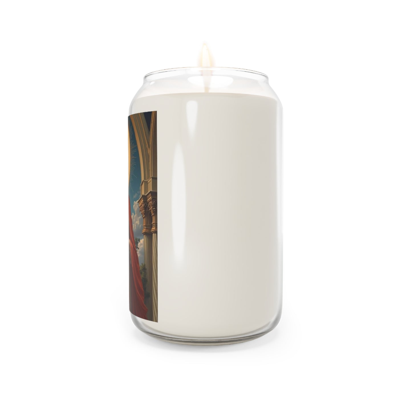 St. Bibiana Catholic Serenity Scented Candle, 13.75oz | Relaxation Gift, Home Decor, Calm Atmosphere, Religious Decor